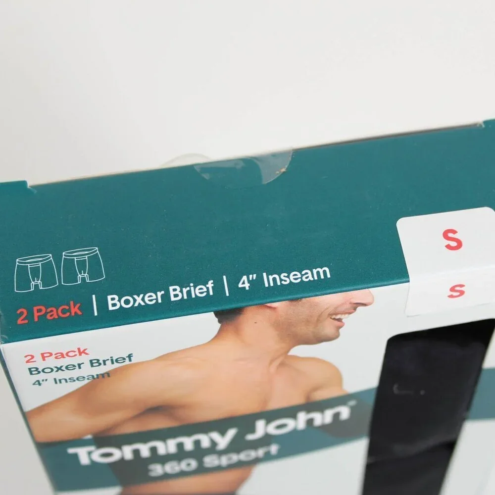 Tommy John 360 Sport Underwear, New in Box, Size Small - Two Pairs per Box